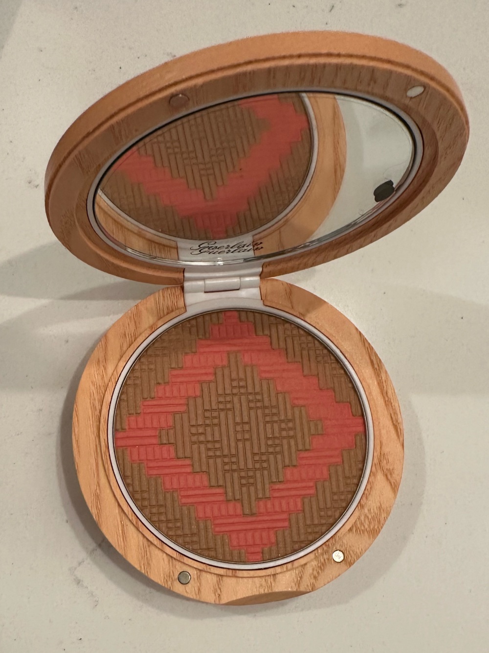 Guerlain Terracotta LE  Brazilian Beach blush/bronzer Wooden compact NEW no box